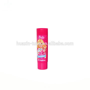 metal pink cute baby face wash plastic packaging tubes cosmetic bpa free tube